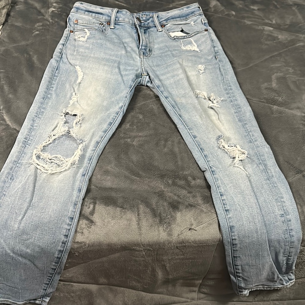 $25 American eagle ripped jean- relaxed fit